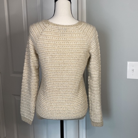 G.H. Bass & Co Wool Blend Cream Knit Sweater - Picture 4 of 6